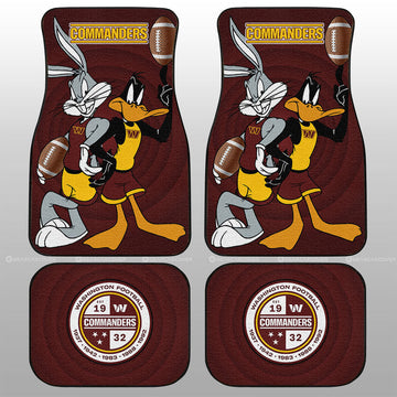 Washington Commanders Car Floor Mats Custom Car Accessories - Gearcarcover - 1