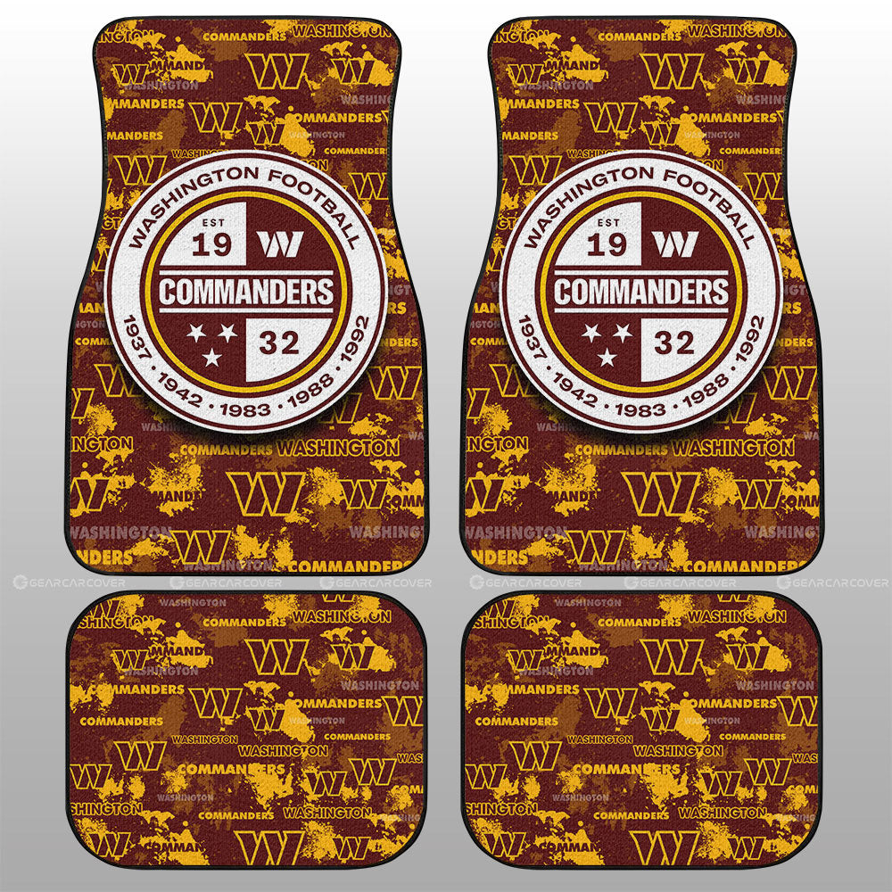 Washington Commanders Car Floor Mats Custom Car Accessories - Gearcarcover - 1