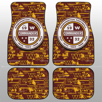 Washington Commanders Car Floor Mats Custom Car Accessories - Gearcarcover - 1