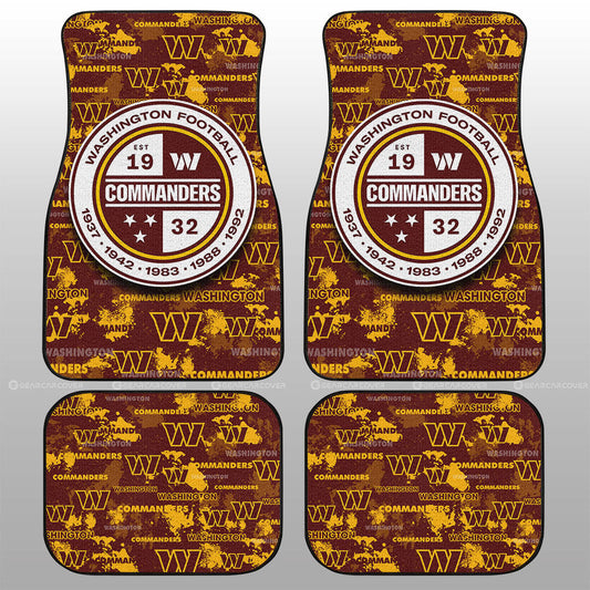 Washington Commanders Car Floor Mats Custom Car Accessories - Gearcarcover - 1