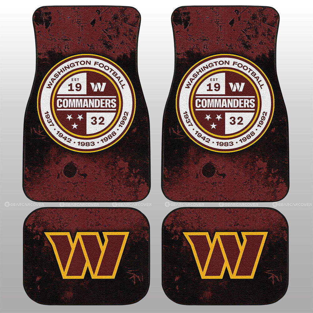 Washington Commanders Car Floor Mats Custom Car Accessories - Gearcarcover - 1