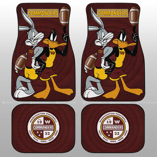 Washington Commanders Car Floor Mats Custom Car Accessories - Gearcarcover - 1