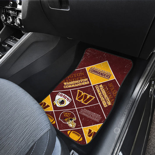 Washington Commanders Car Floor Mats Sporty Team Collection - Gearcarcover - 2