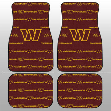 Washington Commanders Car Floor Mats Sporty Team Collection - Gearcarcover - 1