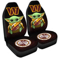 Washington Commanders Car Seat Covers Baby Yoda Car Accessories For Fan - Gearcarcover - 3