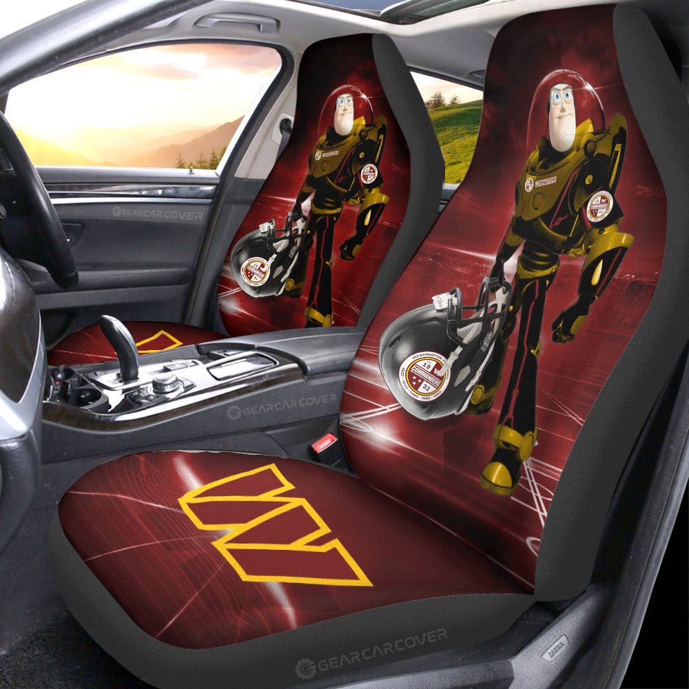 Washington Commanders Car Seat Covers Buzz Lightyear Car Accessories For Fan - Gearcarcover - 1