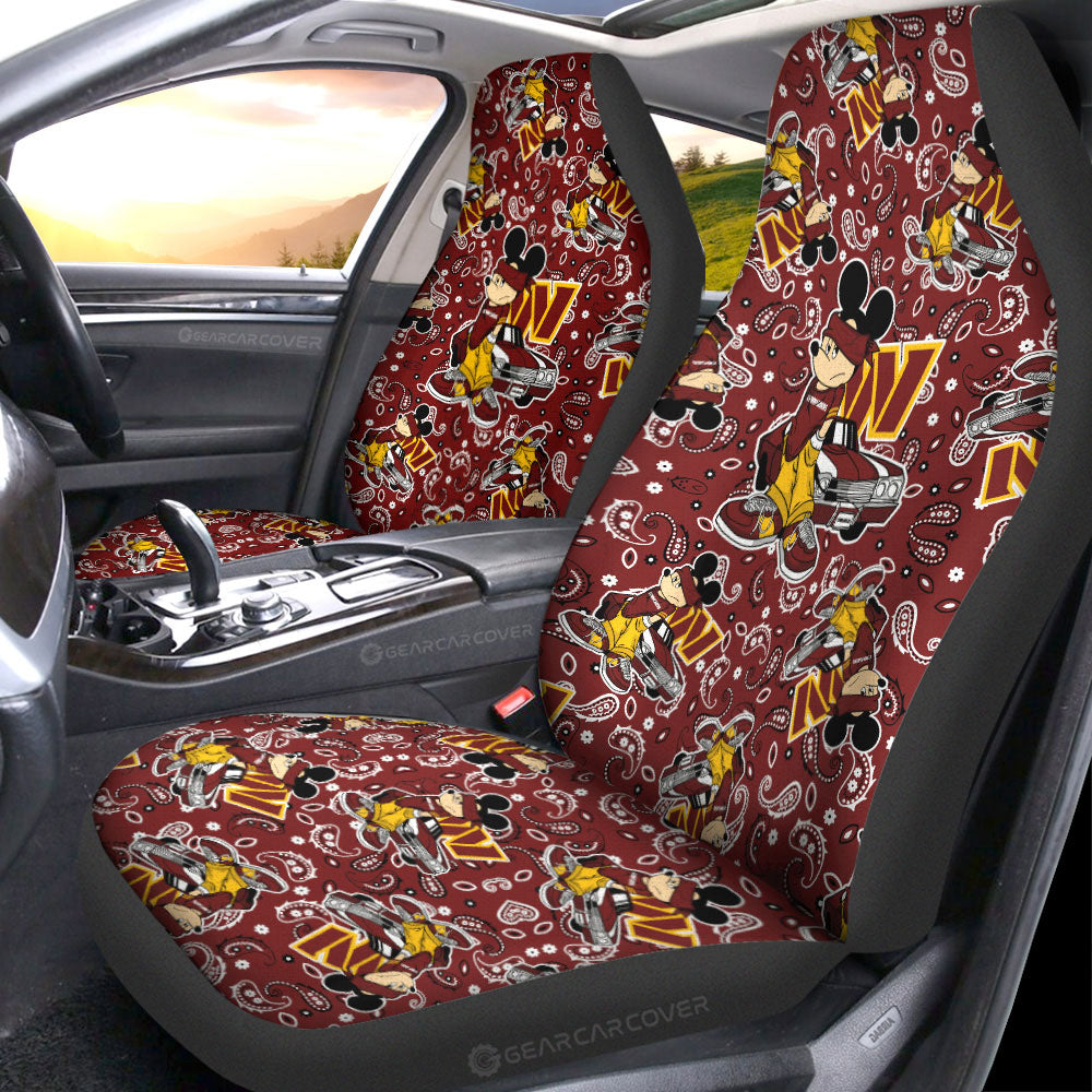 Washington Commanders Car Seat Covers Cartoon Theme Collection - Gearcarcover - 1