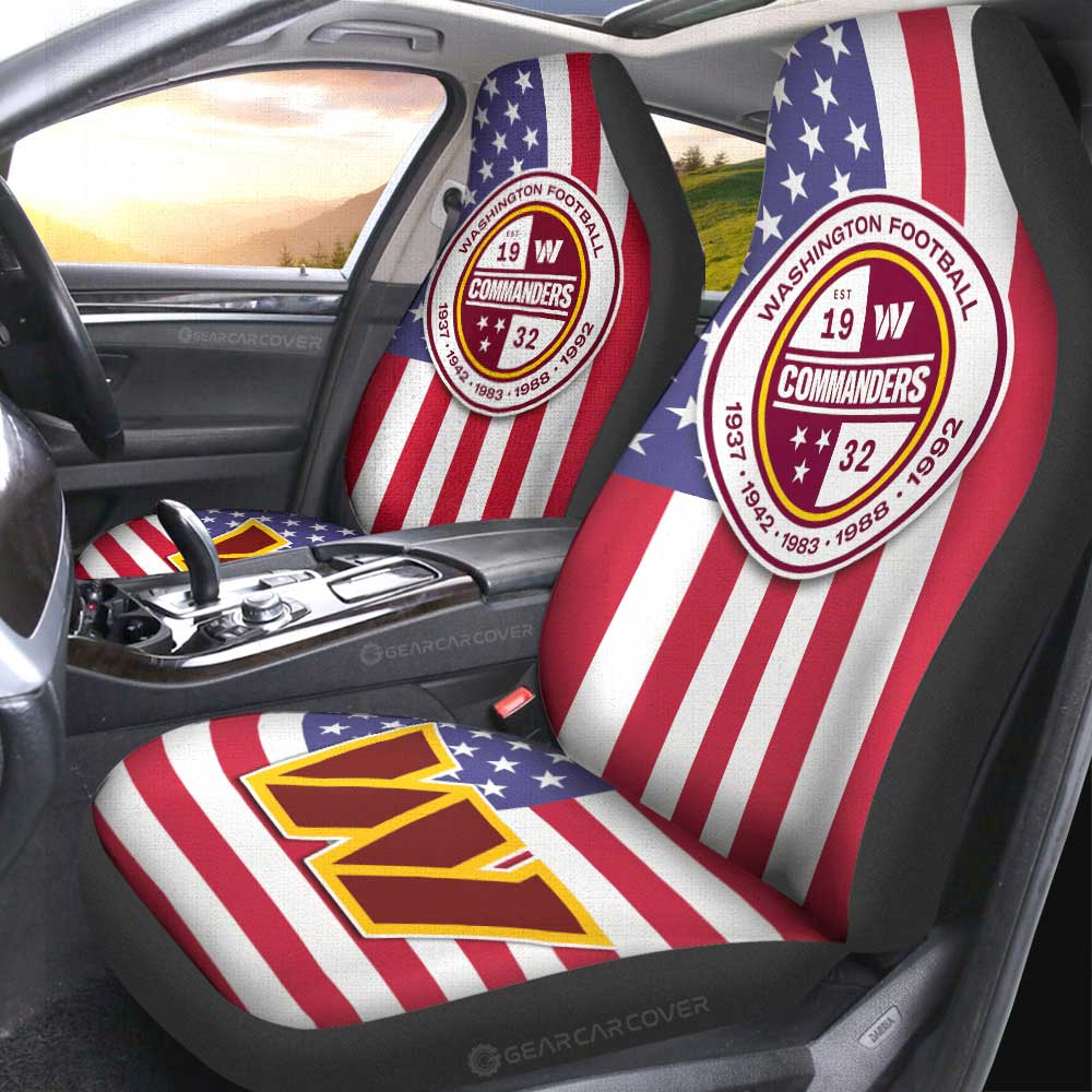 Washington Commanders Car Seat Covers Custom Car Decor Accessories - Gearcarcover - 2