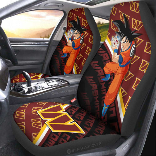 Washington Commanders Car Seat Covers Goku Car Accessories For Fans - Gearcarcover - 2