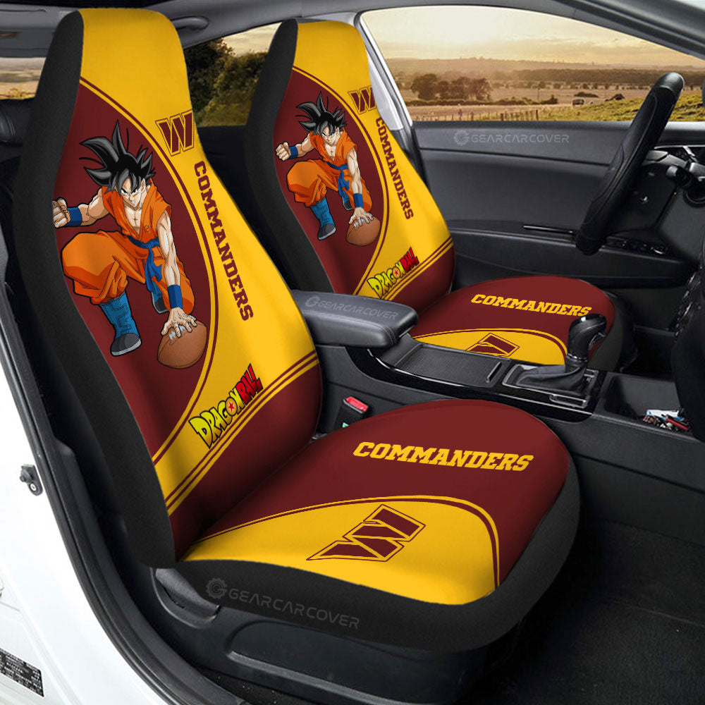 Washington Commanders Car Seat Covers Goku Car Accessories For Fans - Gearcarcover - 2