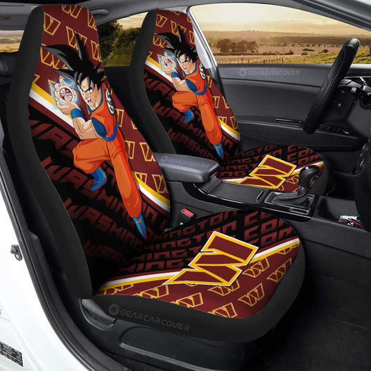 Washington Commanders Car Seat Covers Goku Car Accessories For Fans - Gearcarcover - 1