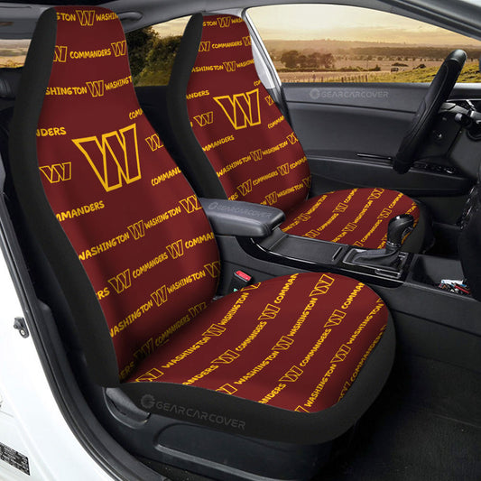 Washington Commanders Car Seat Covers Sporty Team Collection - Gearcarcover - 2