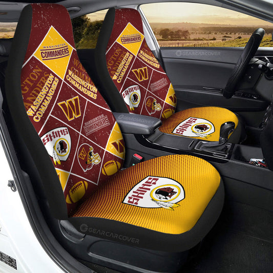 Washington Commanders Car Seat Covers Sporty Team Collection - Gearcarcover - 2