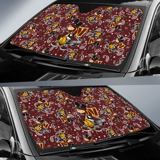 Washington Commanders Car Sunshade Cartoon Theme Collection - Gearcarcover - 2