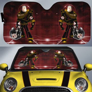 Washington Commanders Car Sunshade Custom Car Accessories For Fan - Gearcarcover - 1