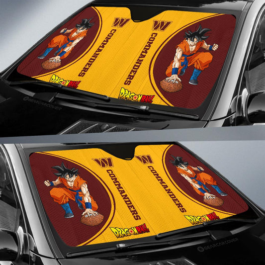 Washington Commanders Car Sunshade Custom Car Accessories For Fans - Gearcarcover - 2