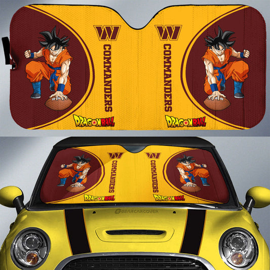 Washington Commanders Car Sunshade Custom Car Accessories For Fans - Gearcarcover - 1