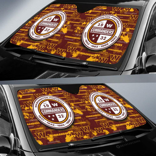 Washington Commanders Car Sunshade Custom Car Accessories - Gearcarcover - 2