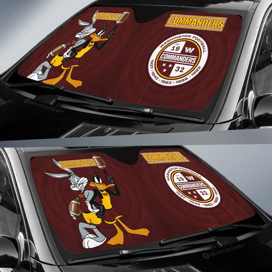 Washington Commanders Car Sunshade Custom Car Accessories - Gearcarcover - 2