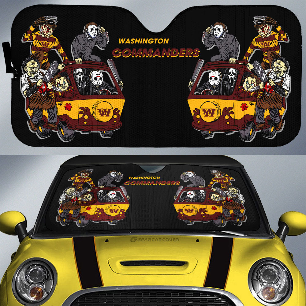 Washington Commanders Car Sunshade Custom Car Accessories - Gearcarcover - 1