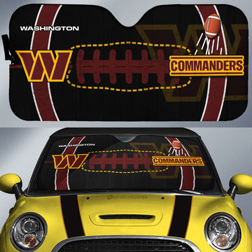 Washington Commanders Car Sunshade Custom Car Accessories - Gearcarcover - 1