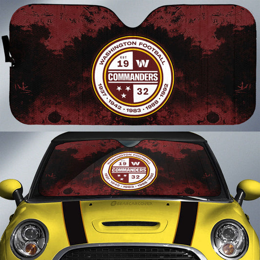 Washington Commanders Car Sunshade Custom Car Accessories - Gearcarcover - 1