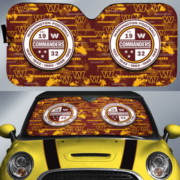 Washington Commanders Car Sunshade Custom Car Accessories - Gearcarcover - 1