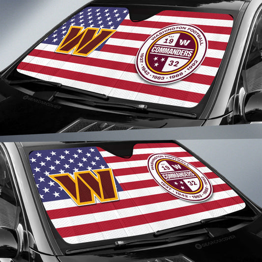 Washington Commanders Car Sunshade Custom Car Decor Accessories - Gearcarcover - 2