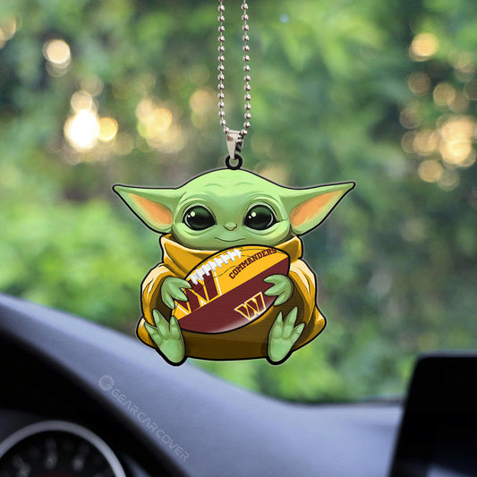 Washington Commanders Ornament Baby Yoda Car Accessories - Gearcarcover - 2