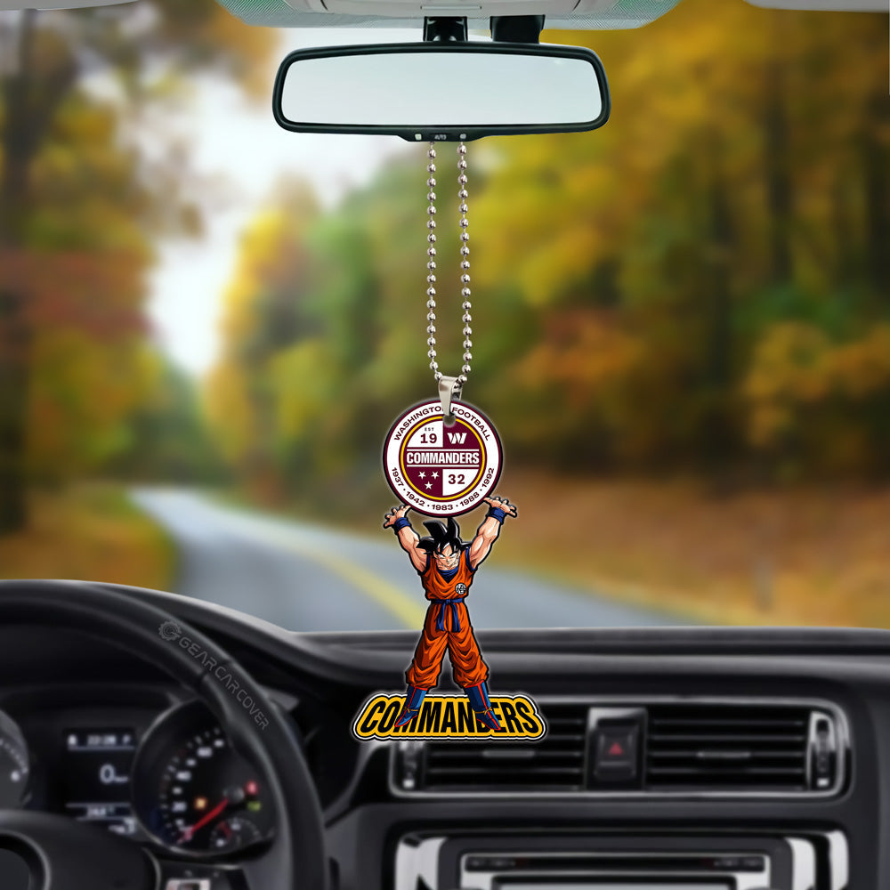 Washington Commanders Ornament Goku Car Accessories - Gearcarcover - 3