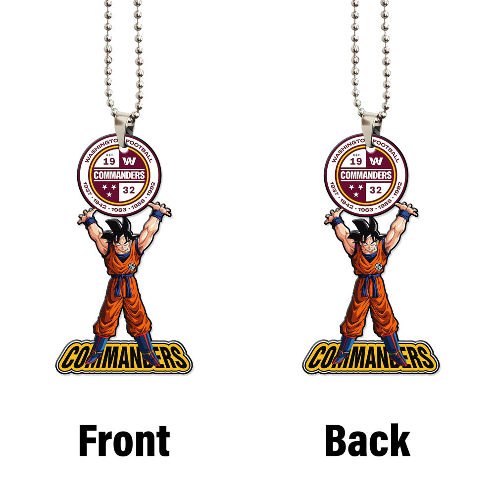 Washington Commanders Ornament Goku Car Accessories - Gearcarcover - 4