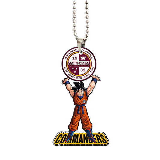 Washington Commanders Ornament Goku Car Accessories - Gearcarcover - 1