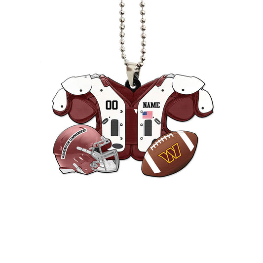 Washington Commanders Ornament Personalized Uniforms Collection - Gearcarcover - 1