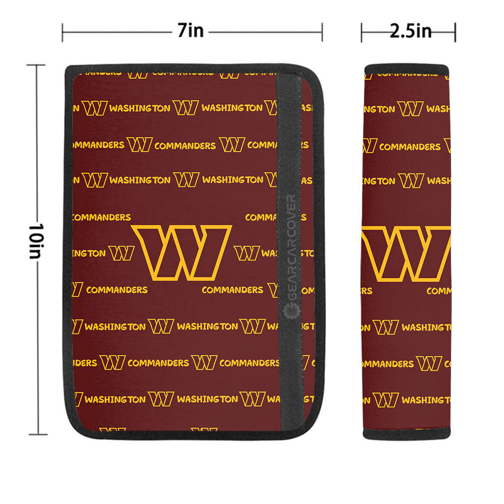 Washington Commanders Seat Belt Covers Sporty Team Collection - Gearcarcover - 1