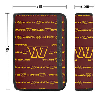 Washington Commanders Seat Belt Covers Sporty Team Collection - Gearcarcover - 1