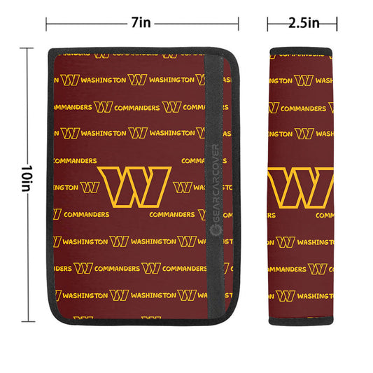 Washington Commanders Seat Belt Covers Sporty Team Collection - Gearcarcover - 1
