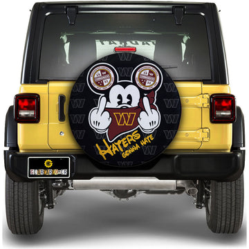 Washington Commanders Spare Tire Covers Custom Car Accessories - Gearcarcover - 1
