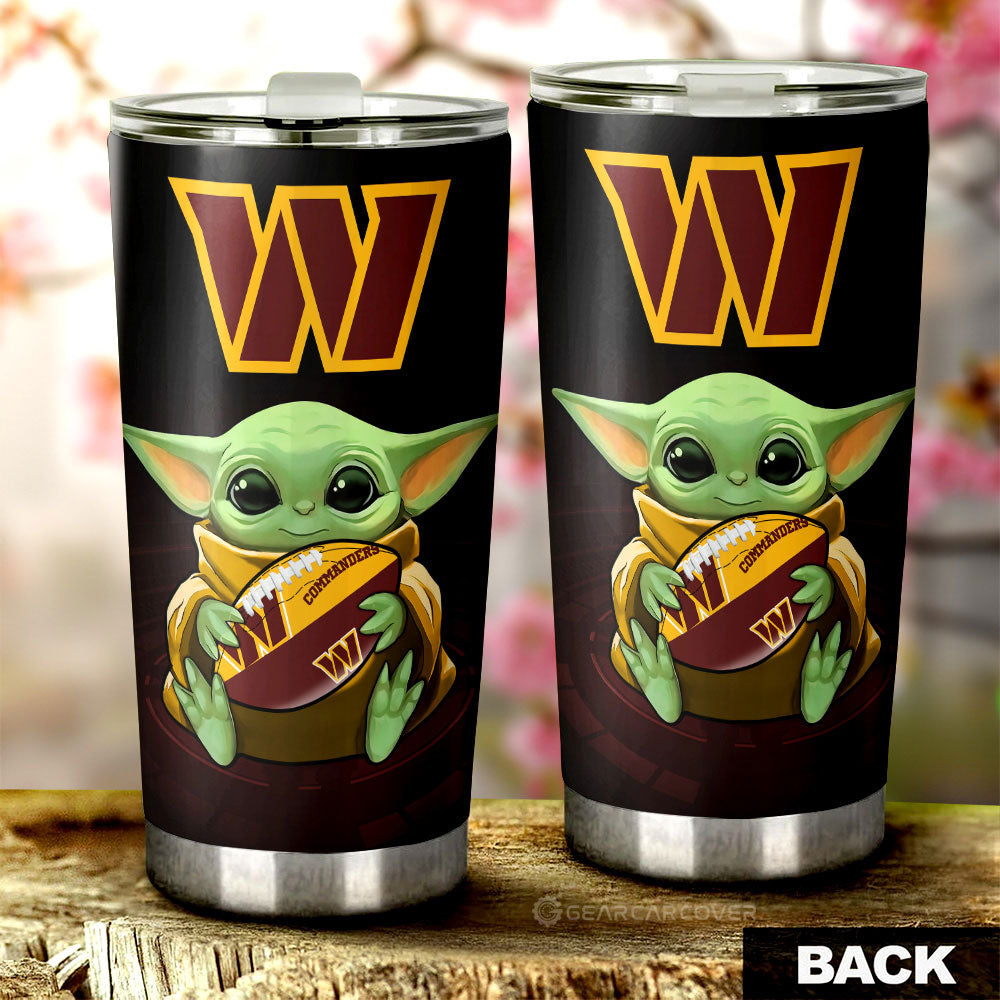 Washington Commanders Tumbler Cup Custom Car Accessories For Fan - Gearcarcover - 2