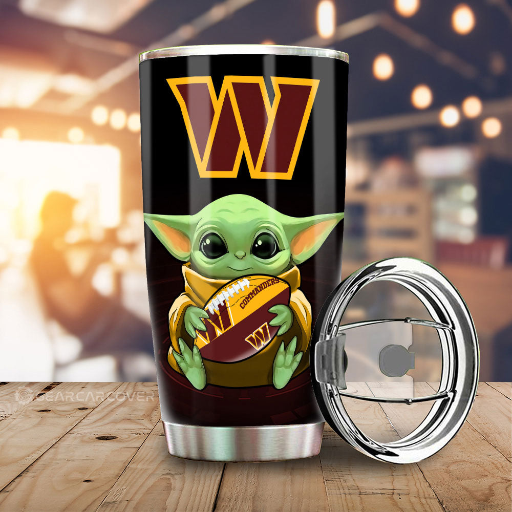Washington Commanders Tumbler Cup Custom Car Accessories For Fan - Gearcarcover - 1