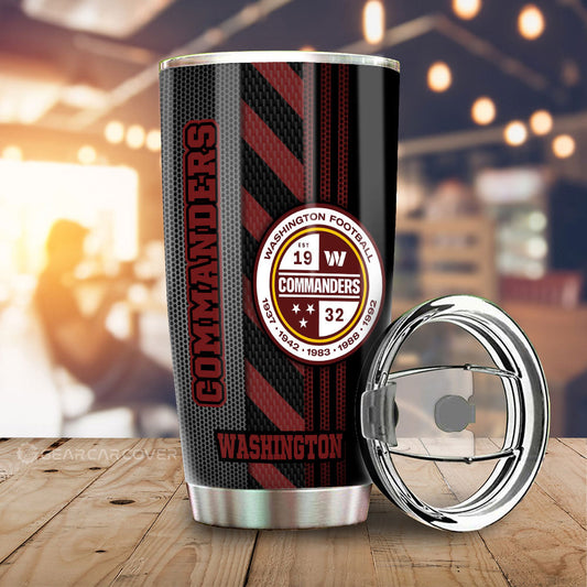 Washington Commanders Tumbler Cup Custom Car Accessories - Gearcarcover - 2