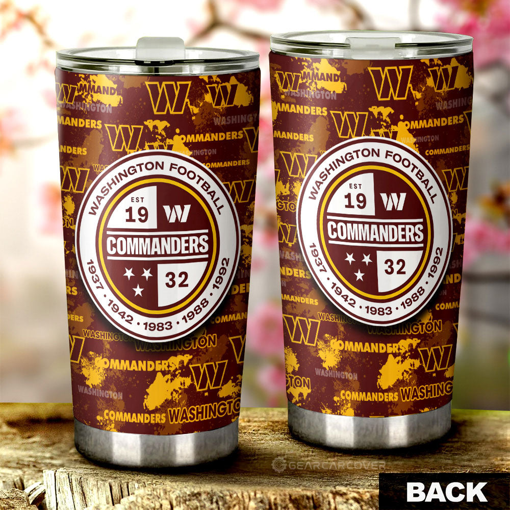 Washington Commanders Tumbler Cup Custom Car Accessories - Gearcarcover - 2