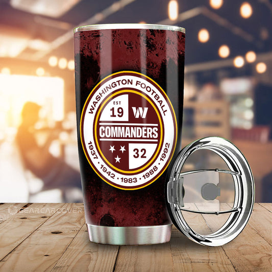 Washington Commanders Tumbler Cup Custom Car Accessories - Gearcarcover - 2