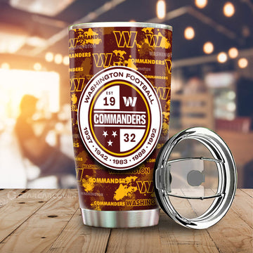Washington Commanders Tumbler Cup Custom Car Accessories - Gearcarcover - 1