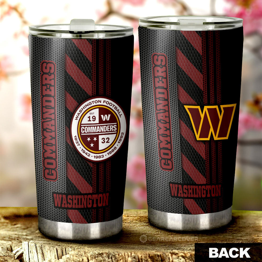 Washington Commanders Tumbler Cup Custom Car Accessories - Gearcarcover - 1