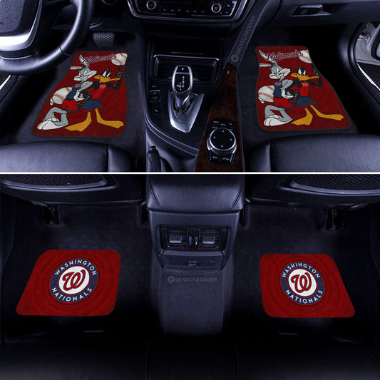 Washington Nationals Car Floor Mats Custom Car Accessories - Gearcarcover - 2
