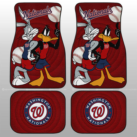Washington Nationals Car Floor Mats Custom Car Accessories - Gearcarcover - 1