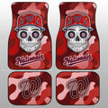 Washington Nationals Car Floor Mats Skull Theme Collection - Gearcarcover - 1