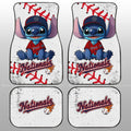 Washington Nationals Car Floor Mats Stitch Theme Collection - Gearcarcover - 1