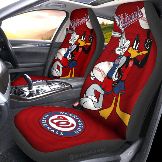 Washington Nationals Car Seat Covers Custom Car Accessories - Gearcarcover - 1