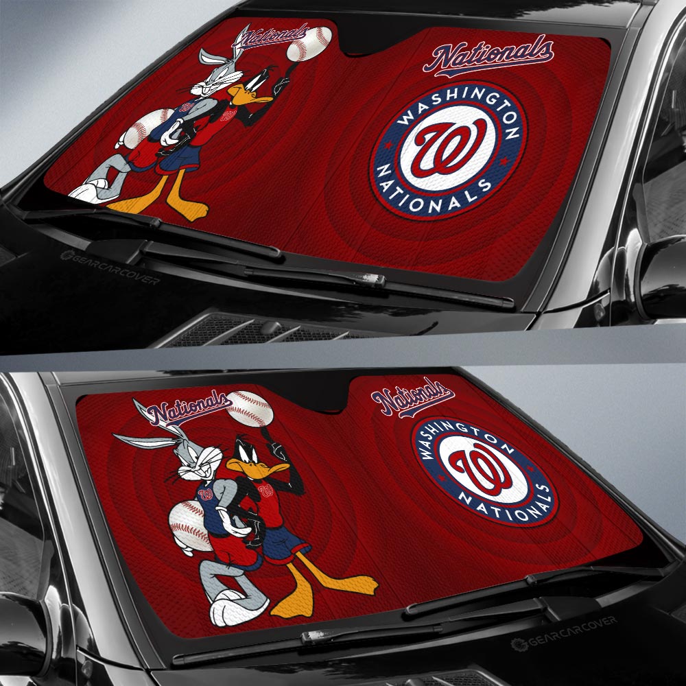 Washington Nationals Car Sunshade Custom Car Accessories - Gearcarcover - 2